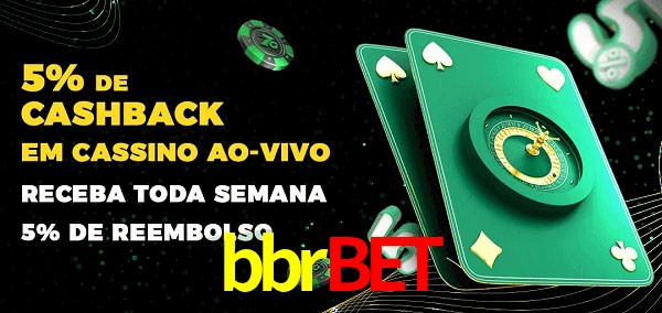 Promoções do cassino ao Vivo bbrbet